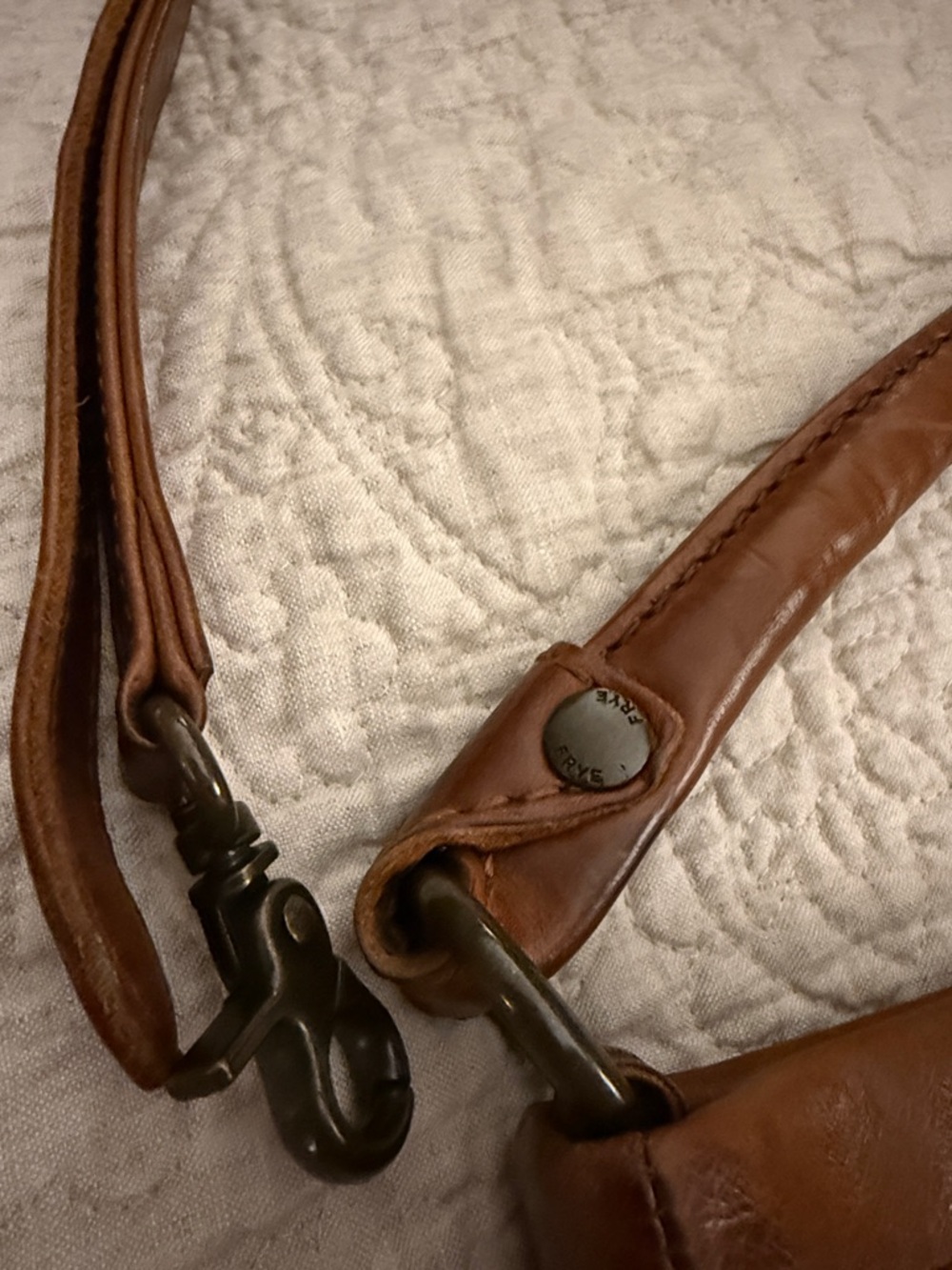Frye Melissa Hobo in Cognac Leather Bag - Picture 6 of 6